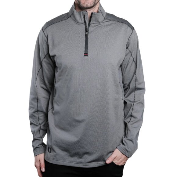 Hayes Grey Quarter Zip Pullover